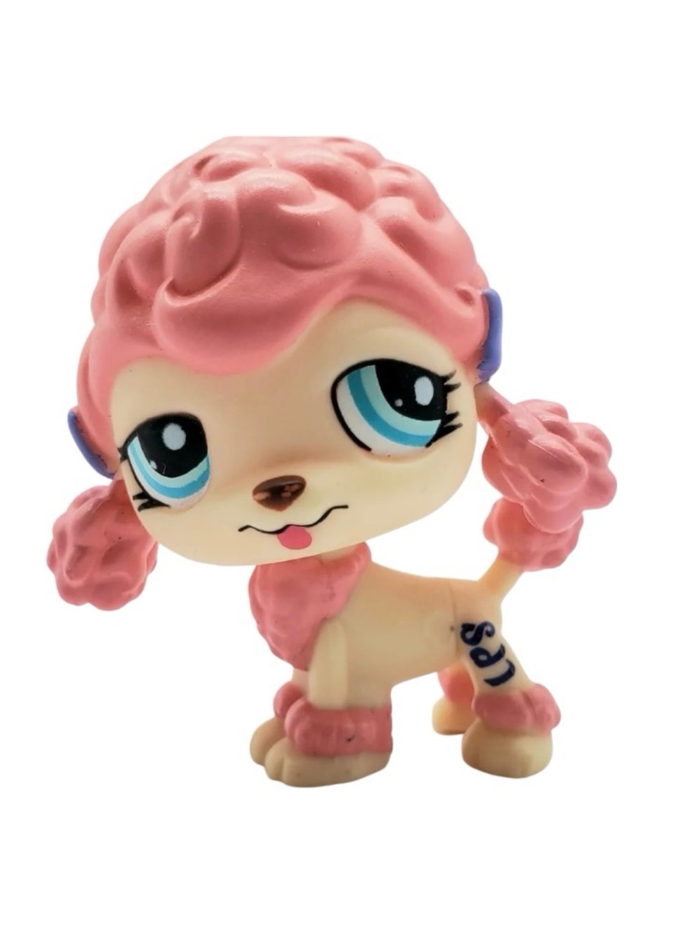 Littlest Pet Shop #1520 Pink Poodle Dog